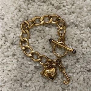 Juicy couture gold bracelet